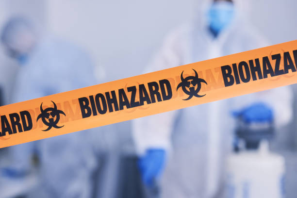 Professional Biohazard Cleanup technician working in Armona, CA